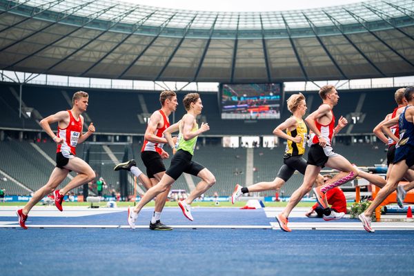 Maximilian Pingpank (Hannover Athletics) waehrend der deutschen Leichtathletik-Meisterschaften im Olympiastadion am 25.06.2022 in Berlin